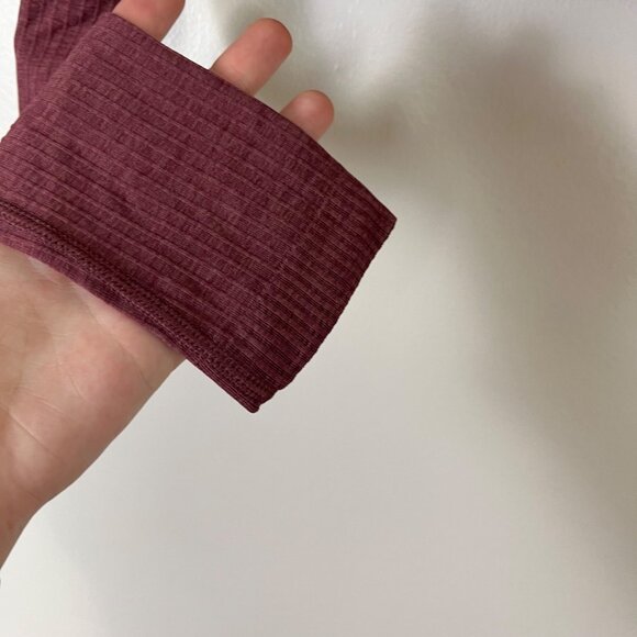 Lululemon Athletic Ebb To Street Long Sleeve Shirt Smoky Red Women’s Size 4 - Picture 6 of 9